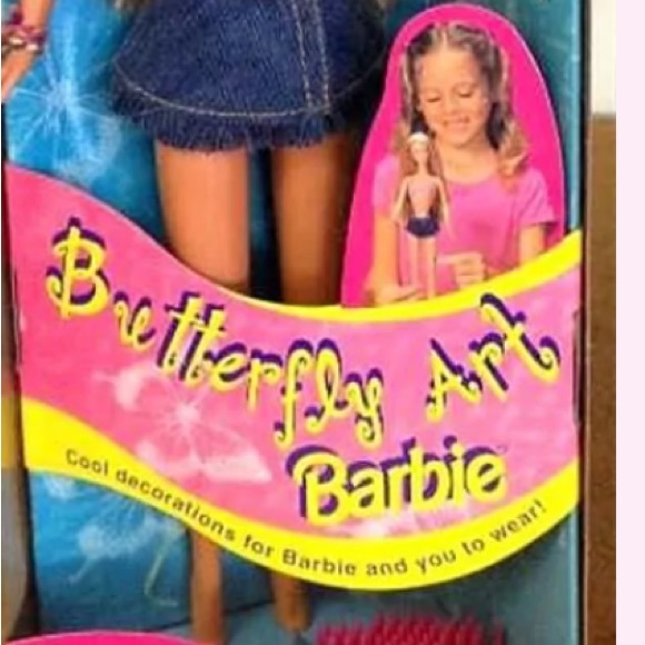 1998 Mattel Butterfly Art Barbie - Picture 4 of 7